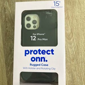 protect onn. rugged case for iPhone 12 Pro Max
